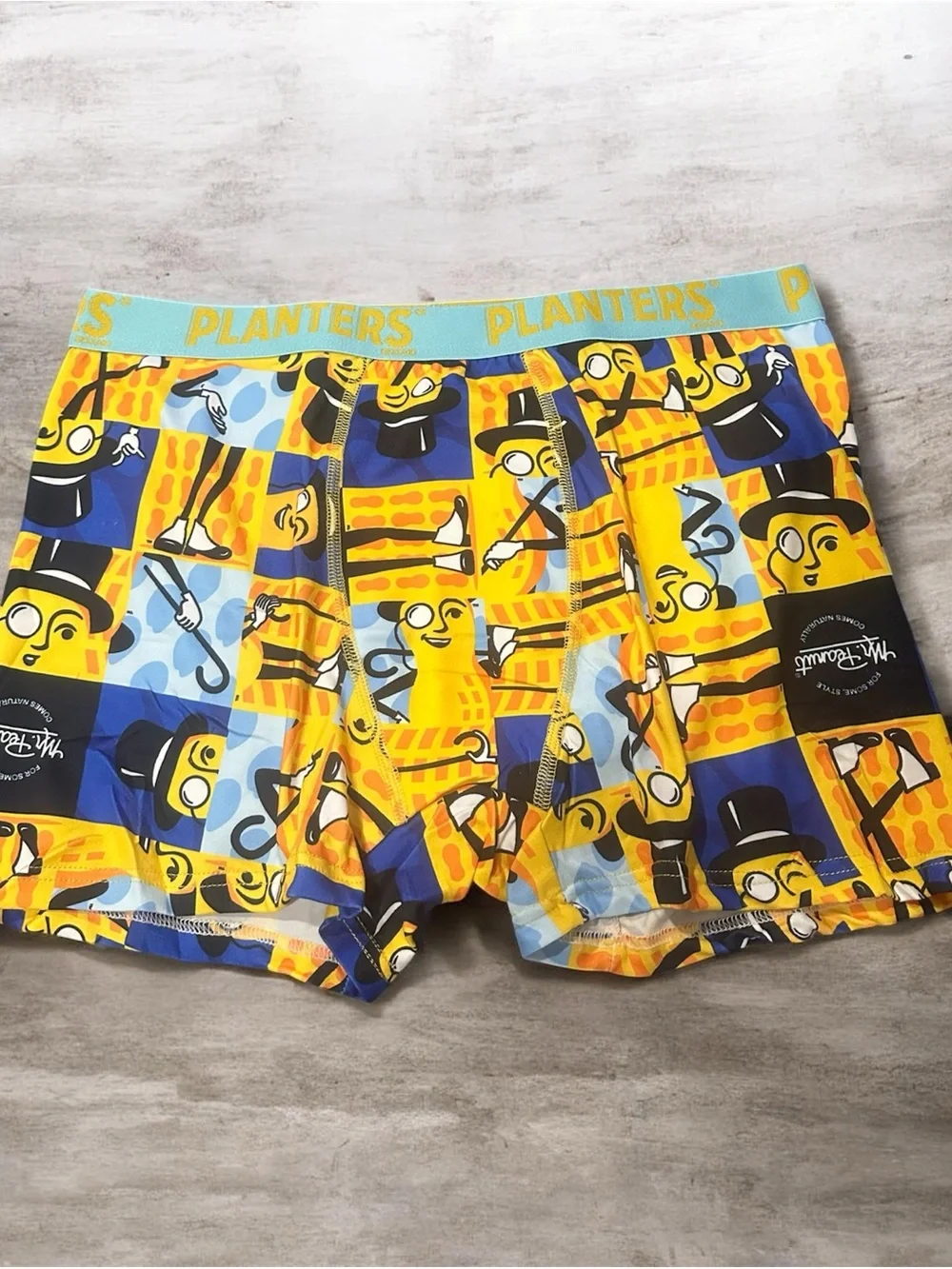 Yellow & Blue Kids Boxer Briefs